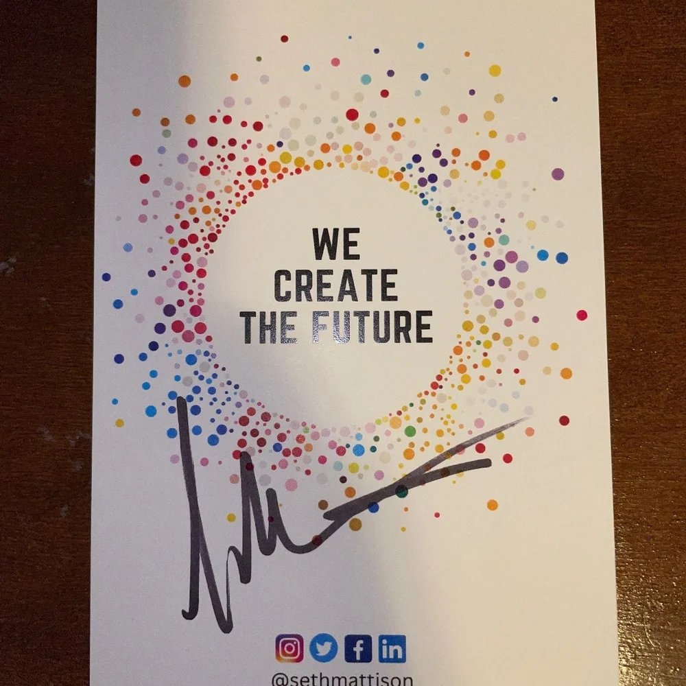 Seth Mattison autograph